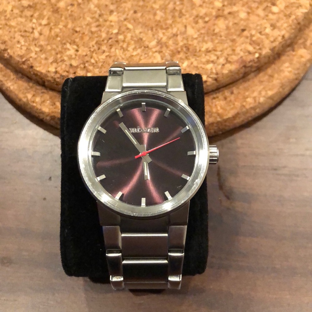 Nixon silver watch